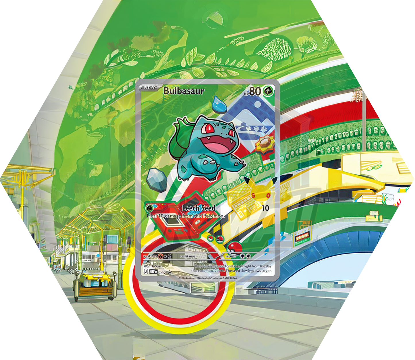 Ramka Hexagon Bulbasaur - First Partners (MEP 037)