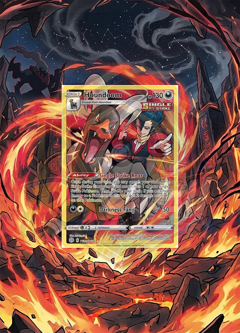Ramka Prostokątna 18x13 Houndoom (TG10/TG30)