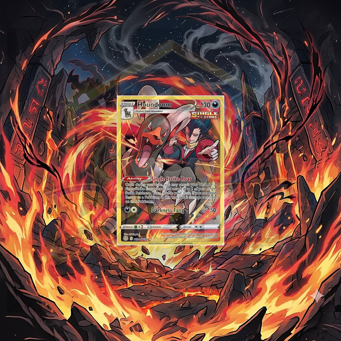 Ramka Kwadratowa 20x20 Houndoom (TG10/TG30)