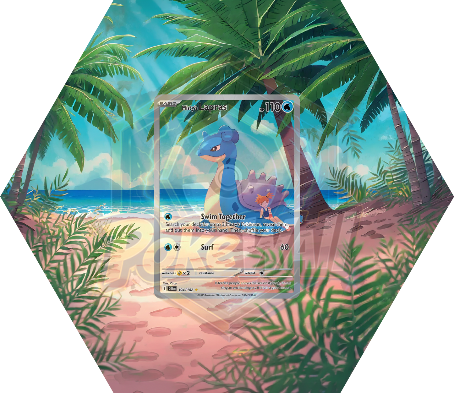 Ramka Hexagon Misty's Lapras (DRI 194)