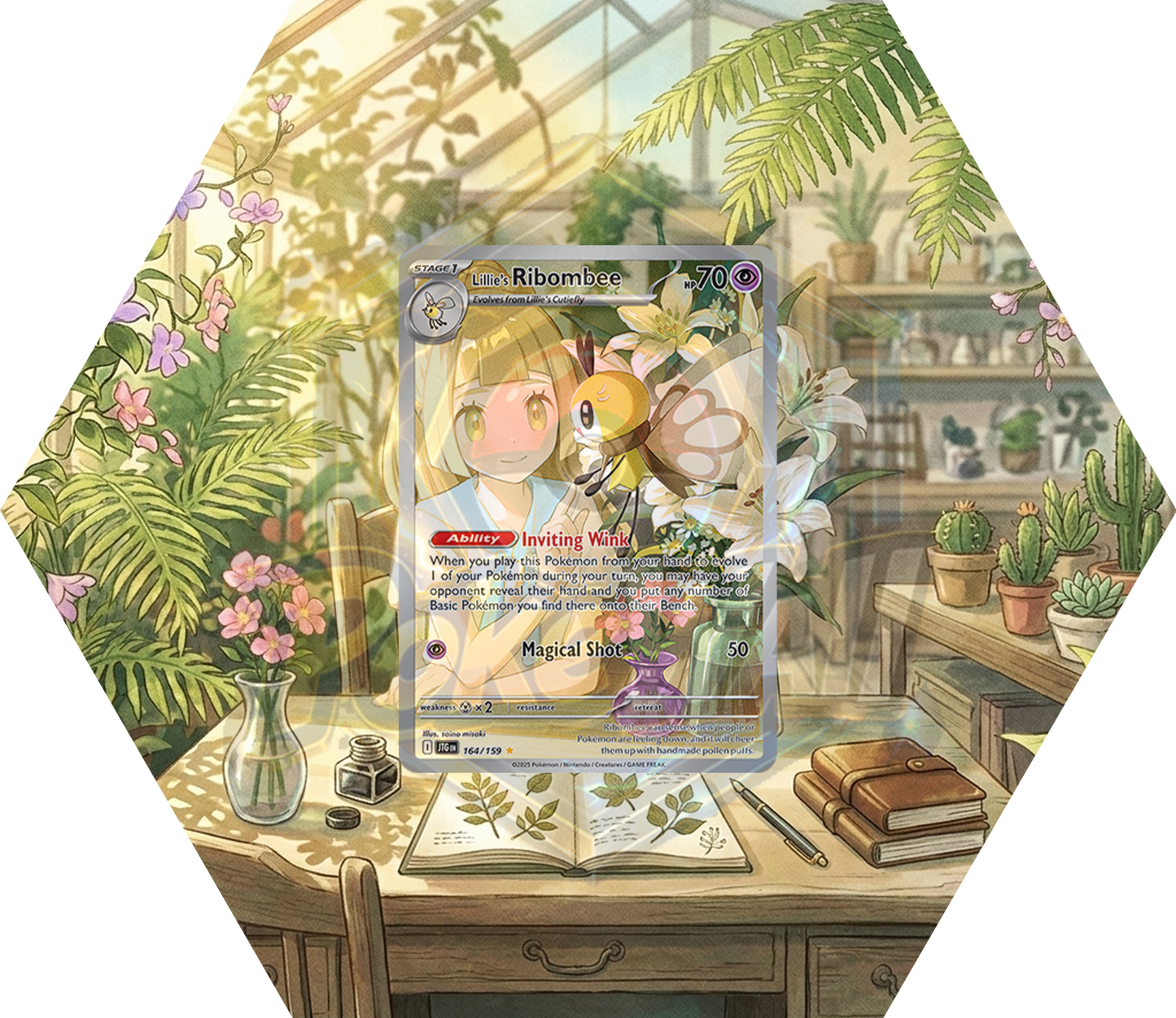 Ramka Hexagon Lillie's Ribombee (JTG 164)