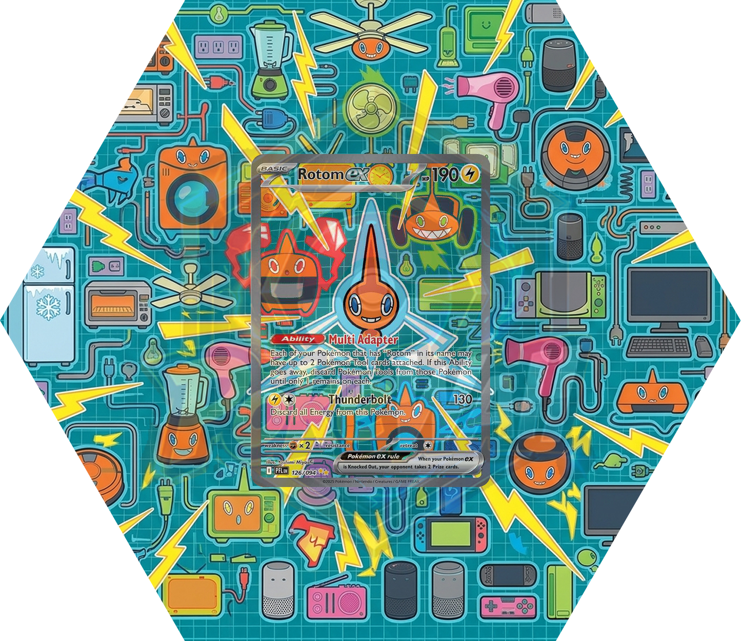 Ramka Hexagon Rotom (PFL 126)