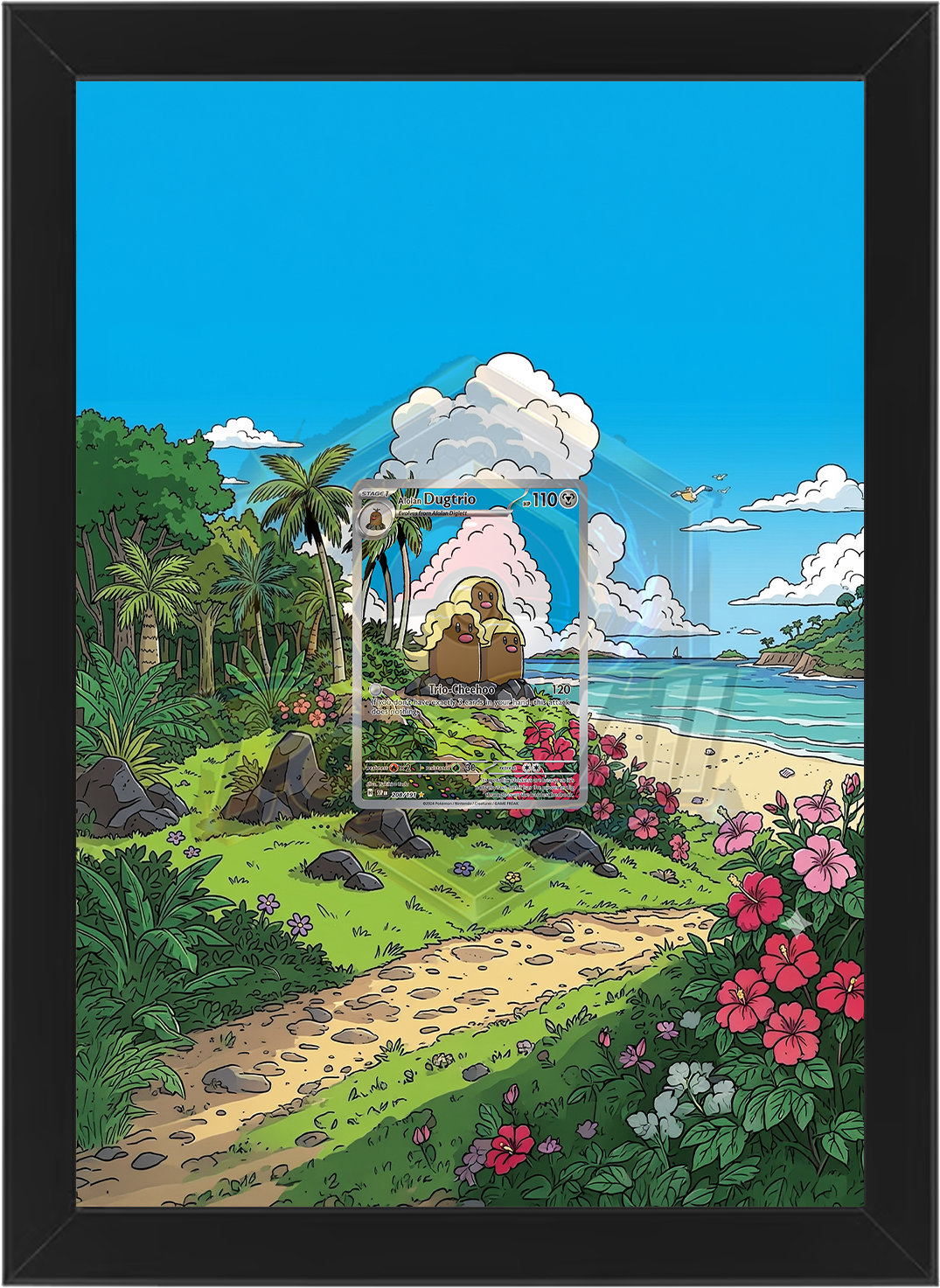 Ramka Prostokątna 30x21 Alolan Dugtrio (SSP 208)