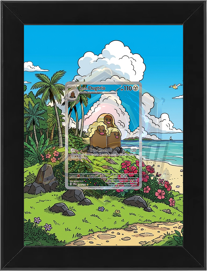 Ramka Prostokątna 18x13 Alolan Dugtrio (SSP 208)