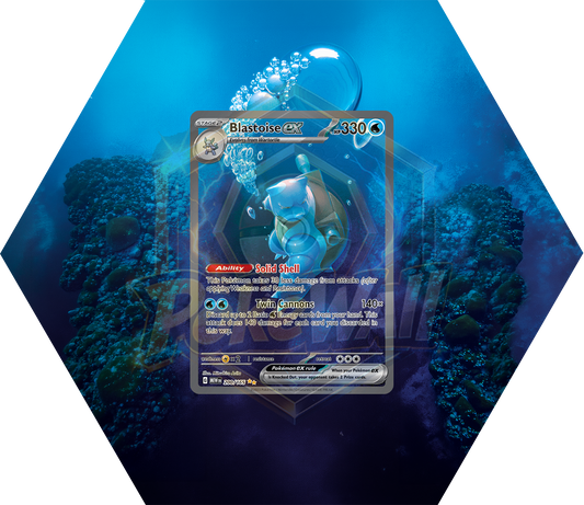 Ramka Hexagon Blastoise - 151 (MEW 200)