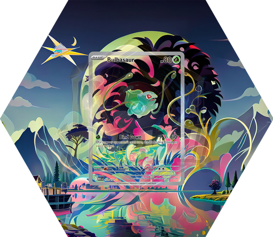 Ramka Hexagon Bulbasaur - Mega Evolution (MEG 133)