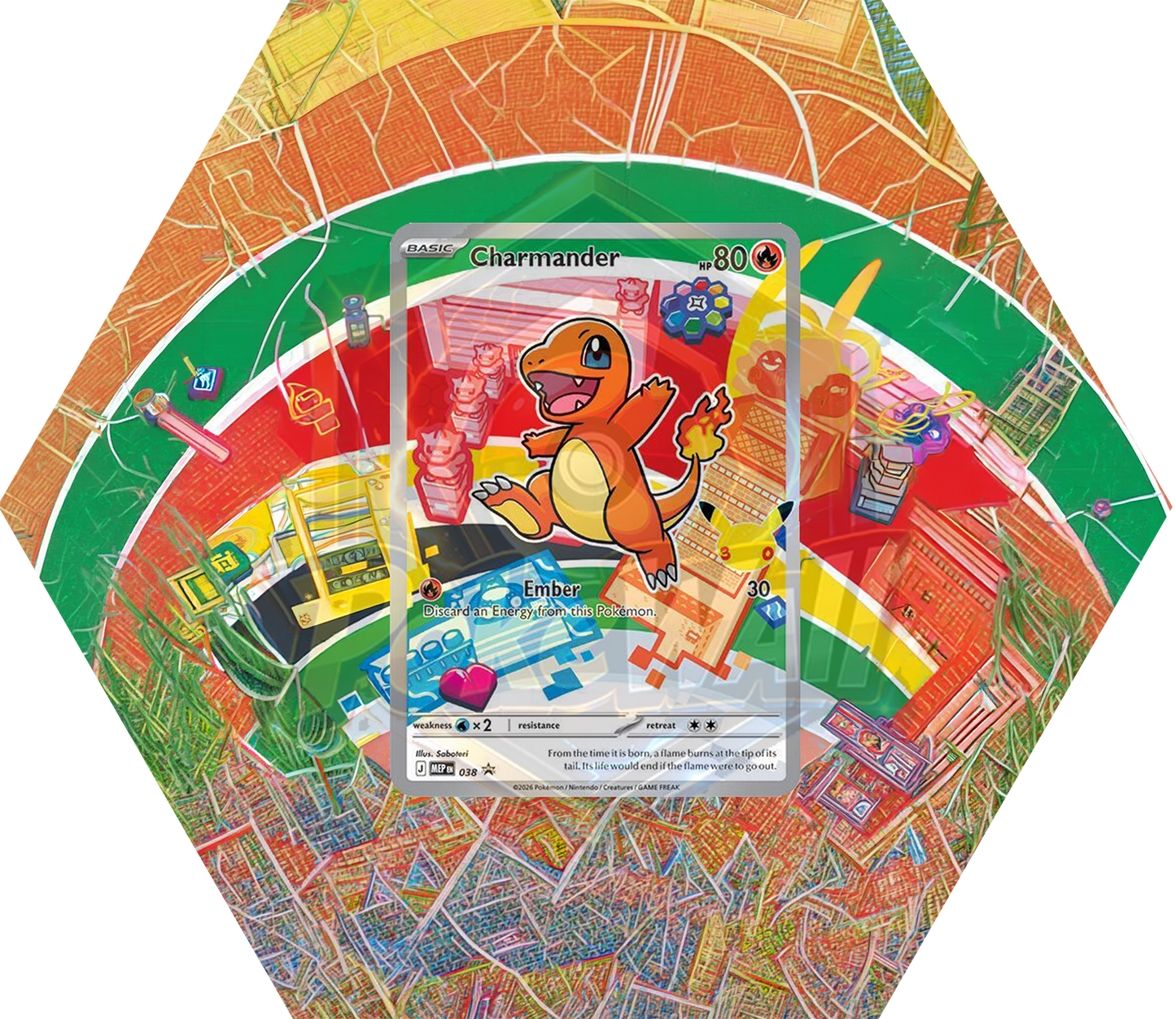 Ramka Hexagon Charmander - First Partners (MEP 038)