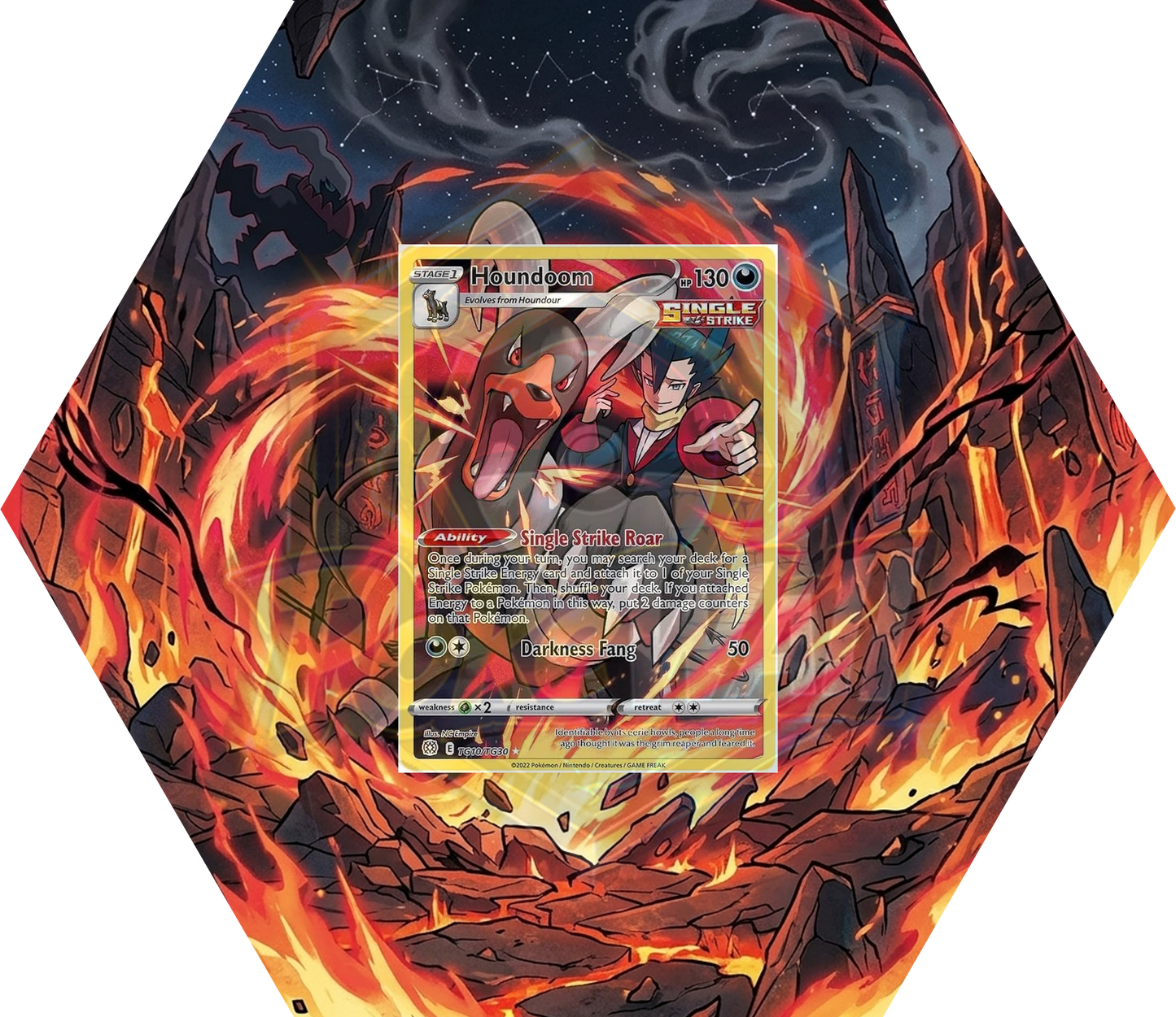 Ramka Hexagon Houndoom (TG10/TG30)