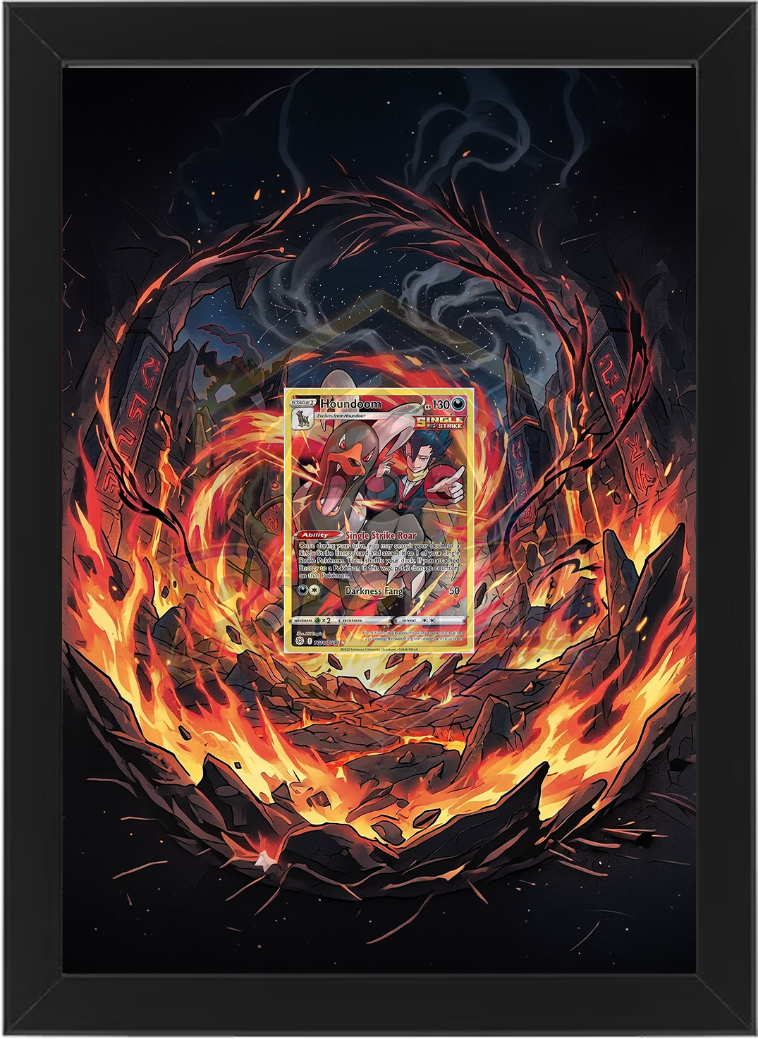 Ramka Prostokątna 30x21 Houndoom (TG10/TG30)