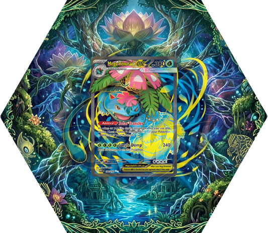 Ramka Hexagon Mega Venusaur EX (MEG 156)