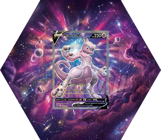 Ramka Hexagon Mewtwo V (SWSH229)