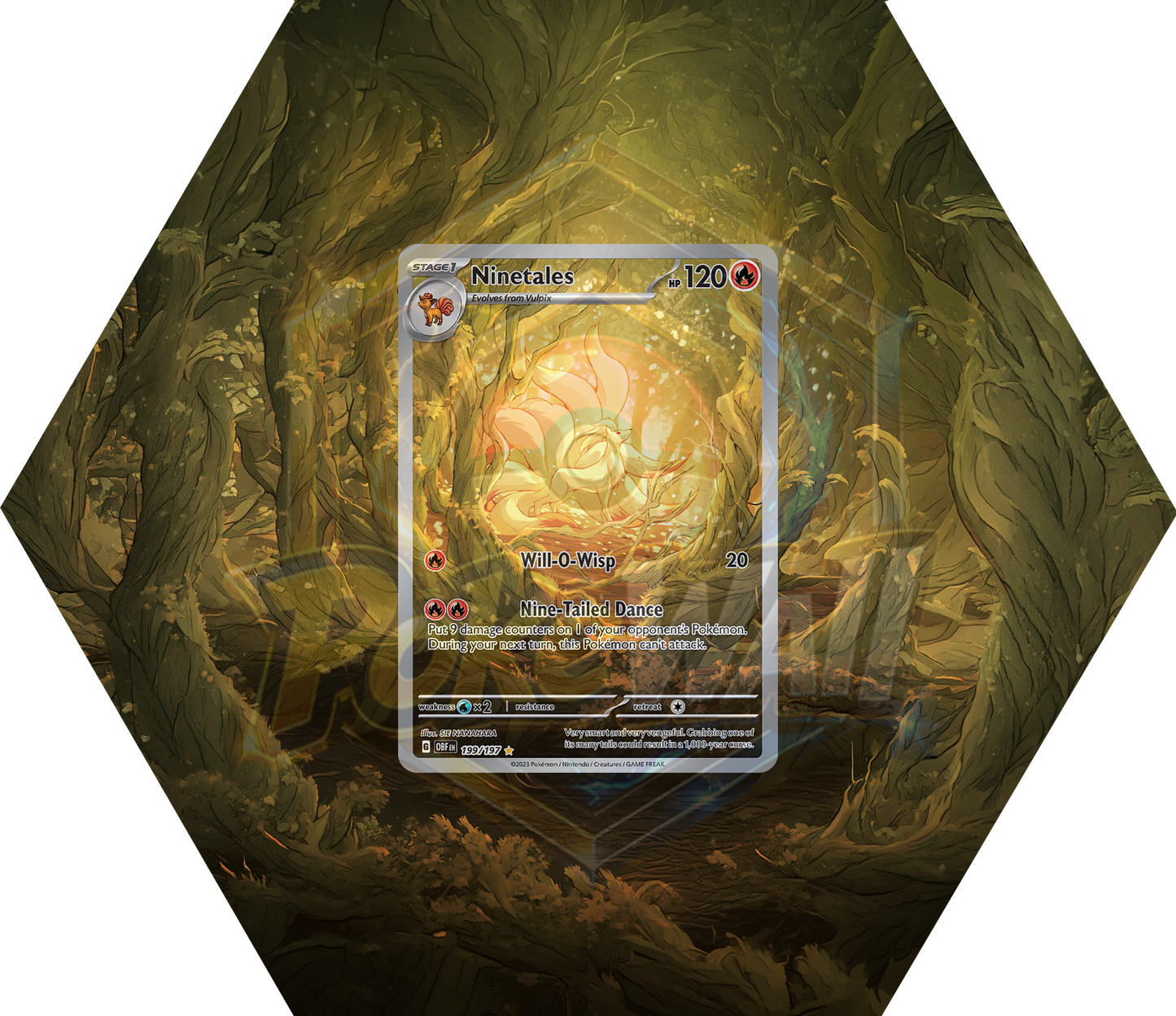Ramka Hexagon Ninetales (OBF 199)