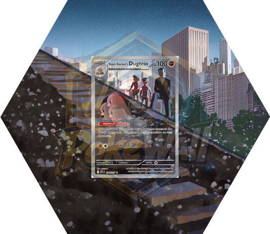 Ramka Hexagon Team Rocket's Dugtrio (ASC 239)