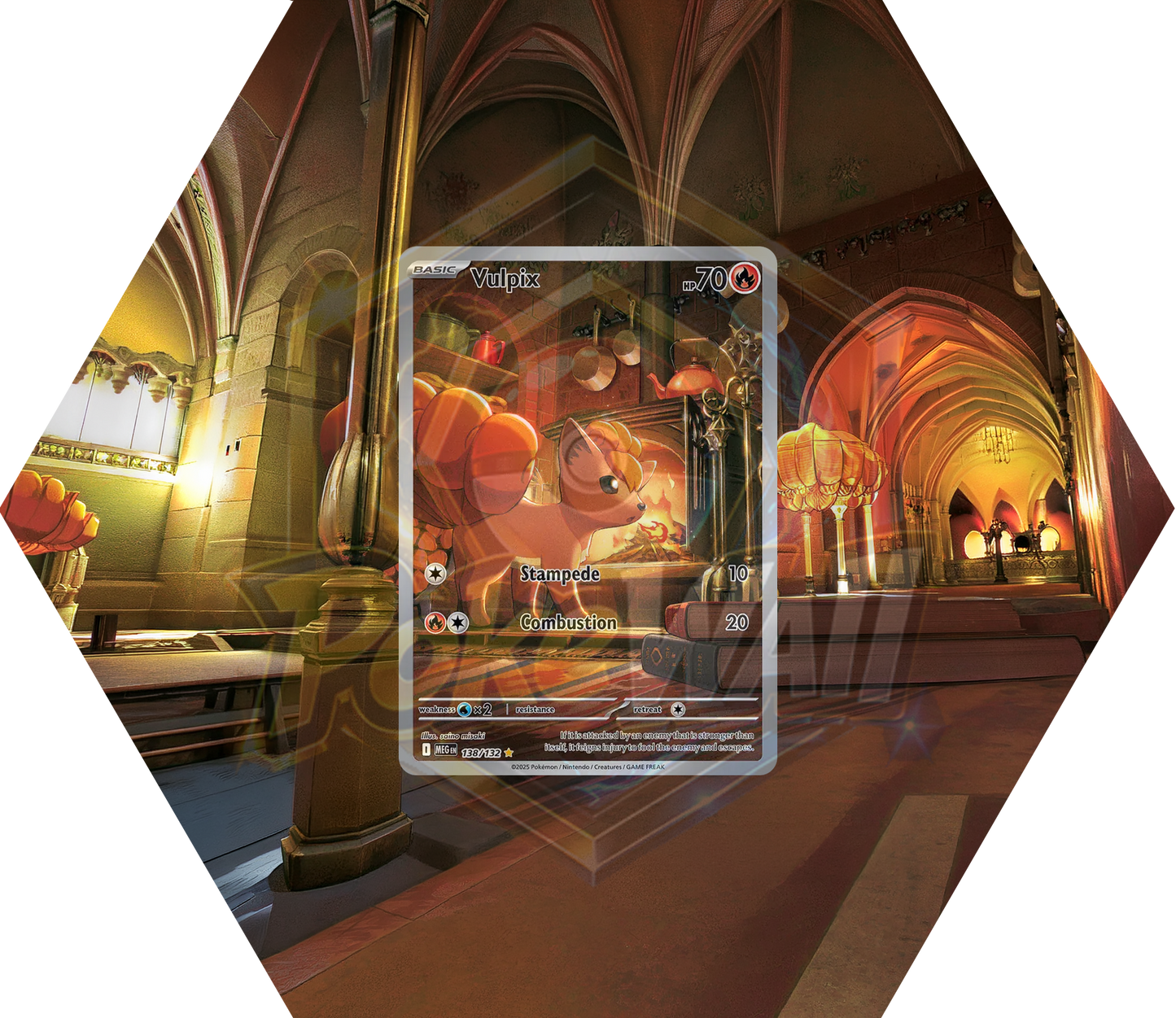 Ramka Hexagon Vulpix (MEG 138)