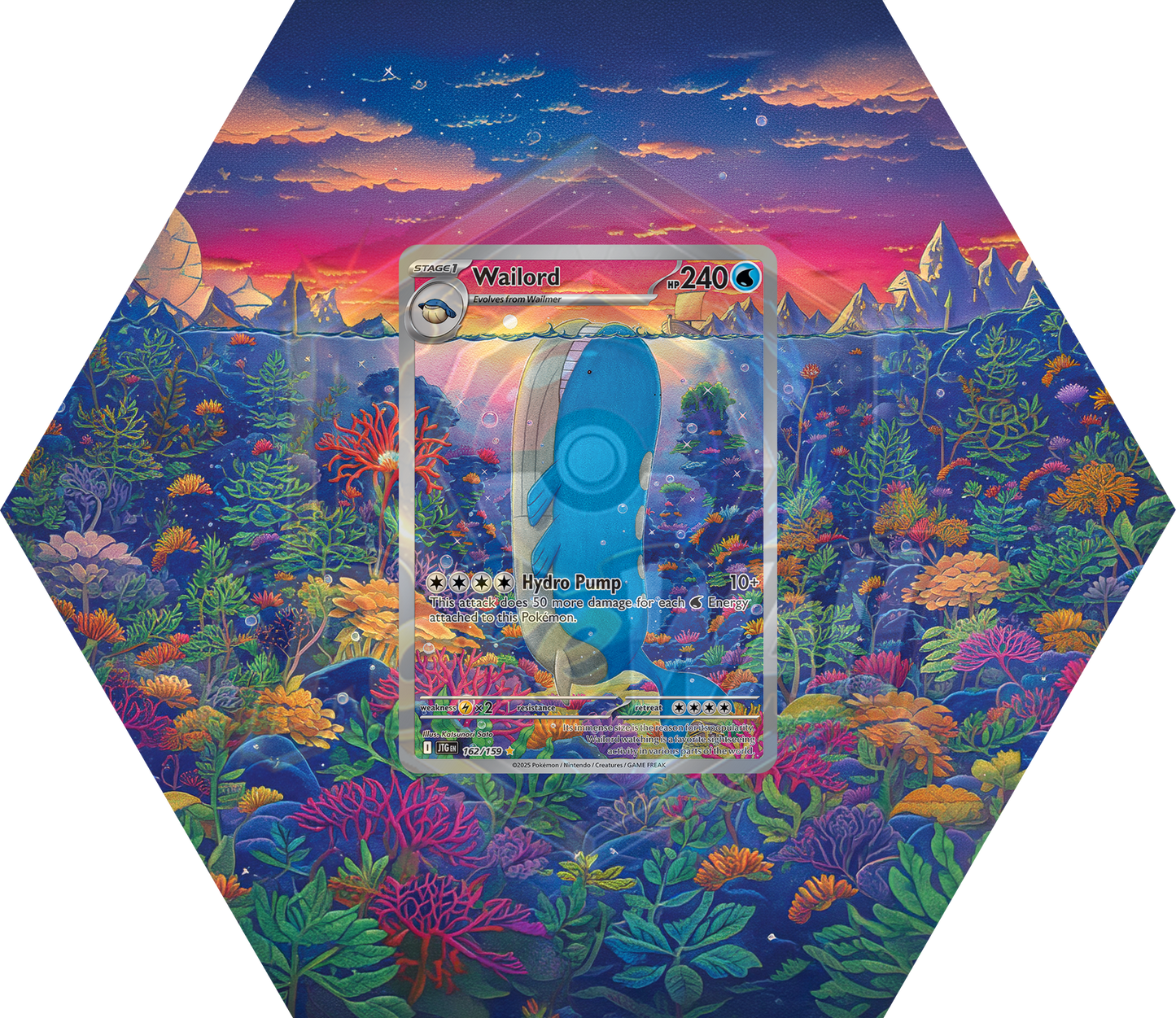Ramka Hexagon Wailord (JTG 162)